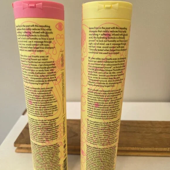 Amika Forget Frizz Shampoo and Conditioner Set. NWT and Sealed. 9.2 oz bottles - Picture 6 of 6